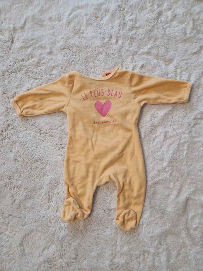 Pyjama velour 6 mois