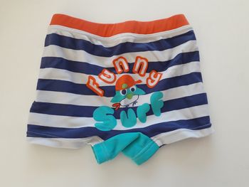 Short de bain bébé marin rayé plage piscine
