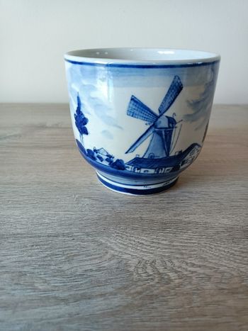 Pot delftsblue colour vintage