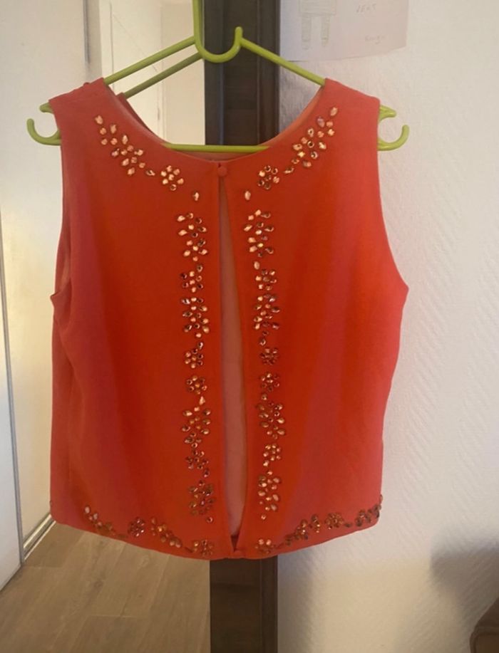 Top morgan avec strasses - photo numéro 2