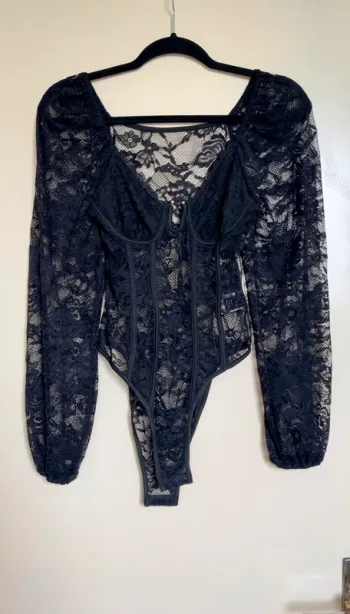 Body noir en dentelle T36 - Neuf 🖤
