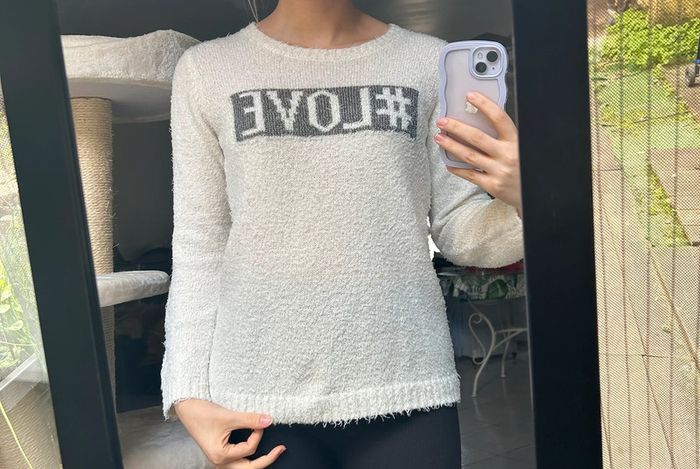 Pull blanc - photo numéro 2