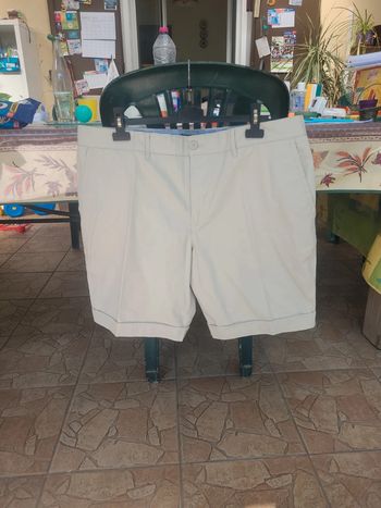 Bermuda homme beige