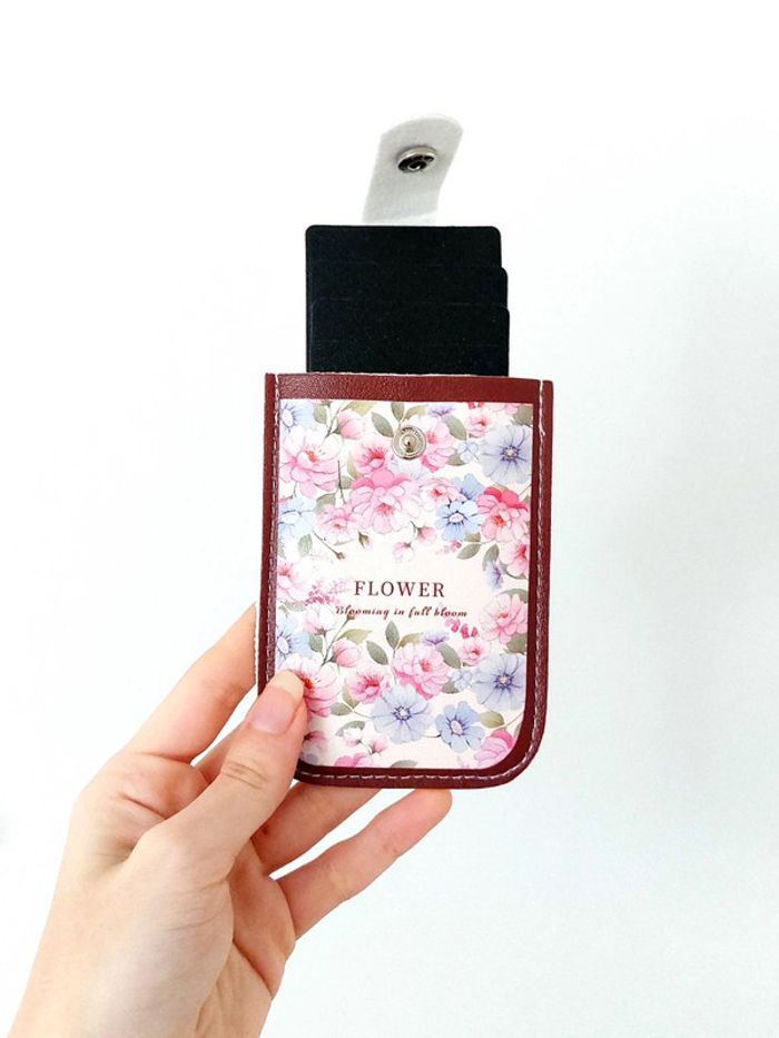 Magnifique porte carte neuf style vintage victorien coquette - photo numéro 2