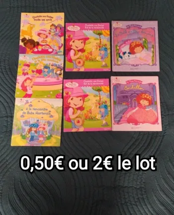 lot livres charlotte aux fraises