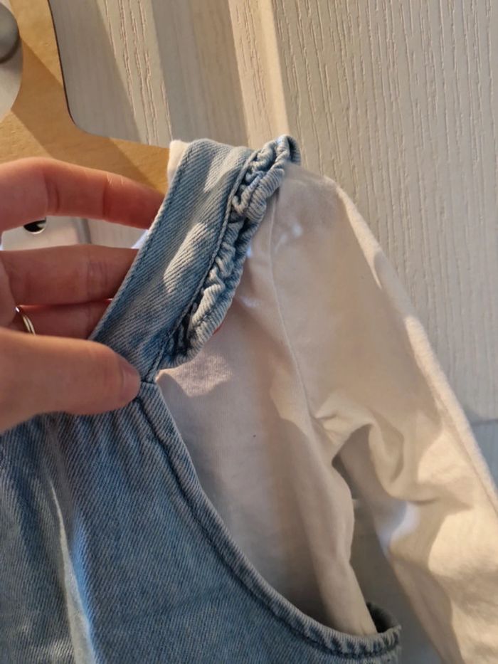 Robe en jean avec petit haut - photo numéro 5