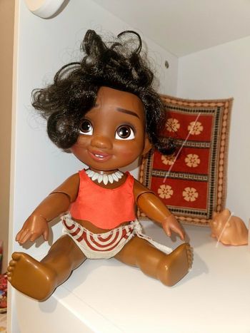 Poupée parlante poupon vaiana bébé 