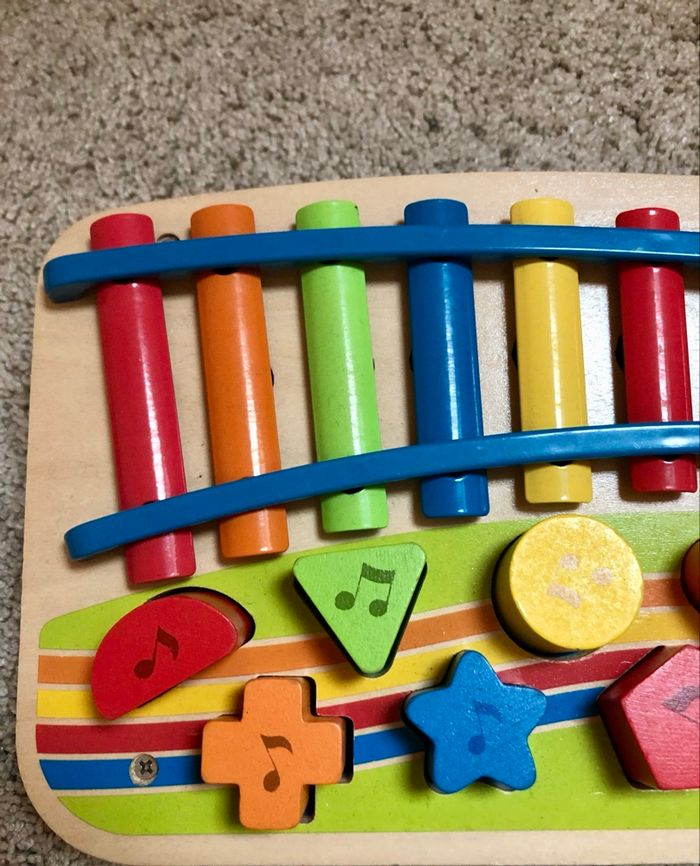 💜 Jeu en bois musical & formes complet Lidl 💜 - photo numéro 3