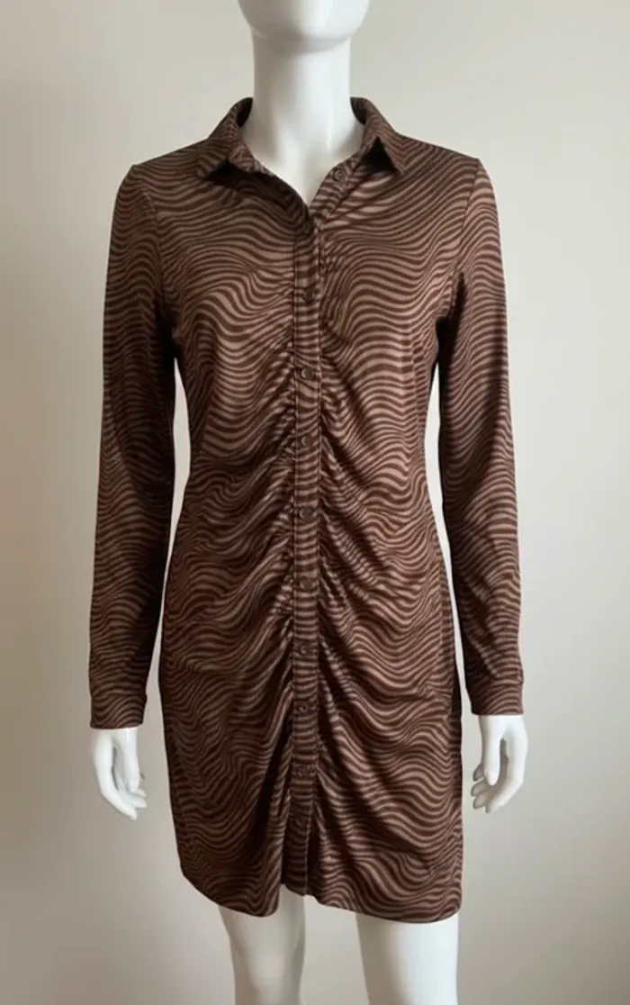 Robe marron  taille S (36)- très bon état