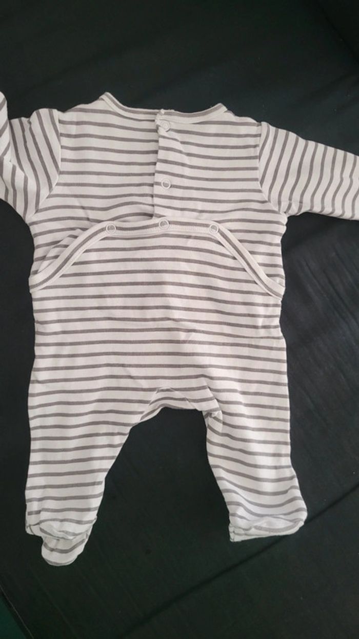 Pyjama coton 1 mois - photo numéro 3