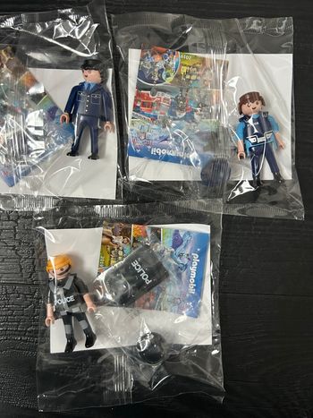 Lot Playmobils police