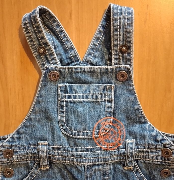 Salopette short en jeans 1 mois garçon Cocoon - photo numéro 2