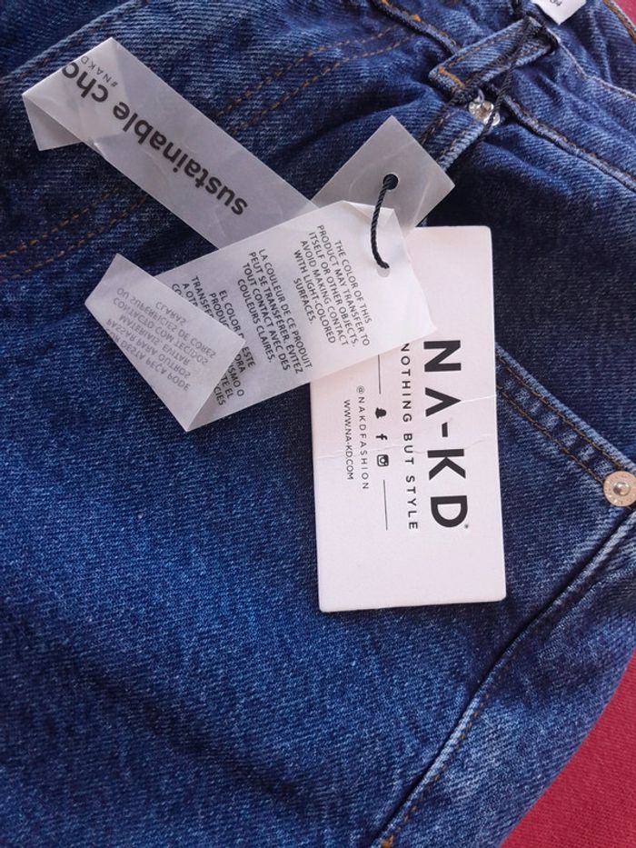 Jean taille haute large NA KD neuf avec étiquette - photo numéro 5