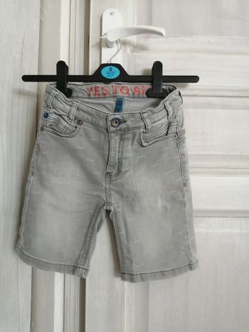 Short en jean garçon