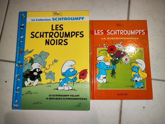 Lot de 2 bd Schtroumpfs
