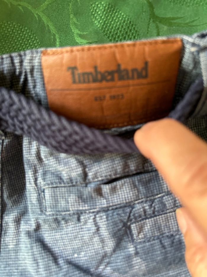 Short bermuda bleu ceinture 8 ans Timberland - photo numéro 8