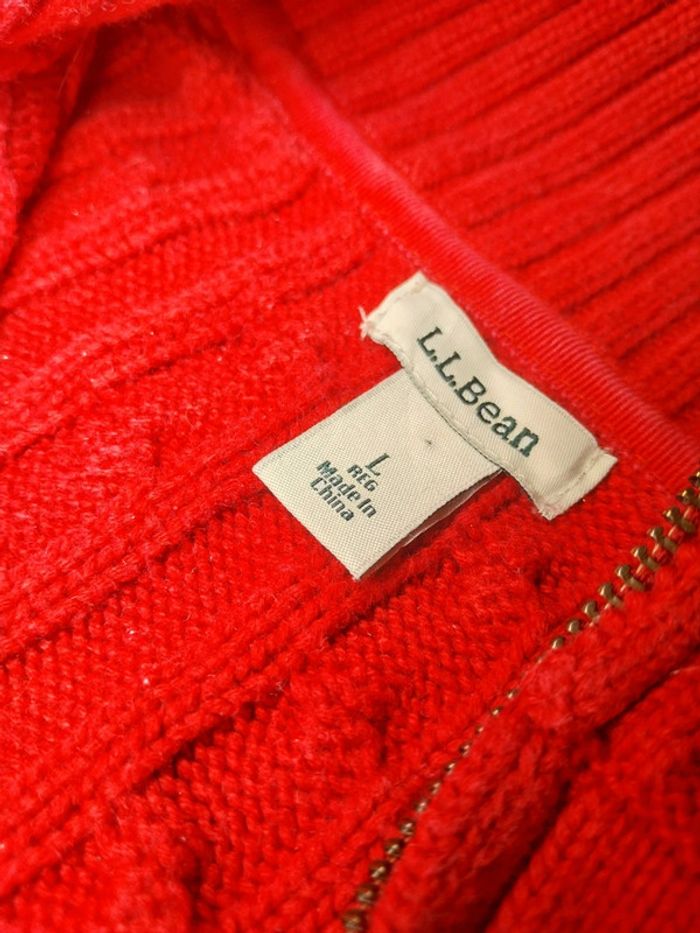 Zip torsadé L.L.bean en tres bon état L - photo numéro 2