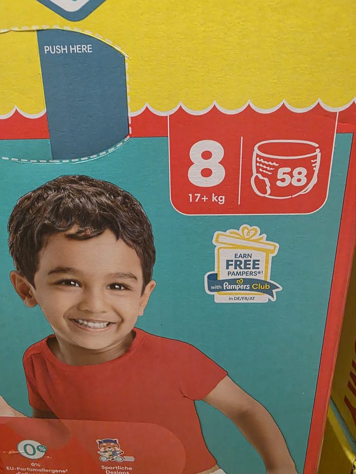 2 cartons pampers baby dry pants T8 - photo numéro 2