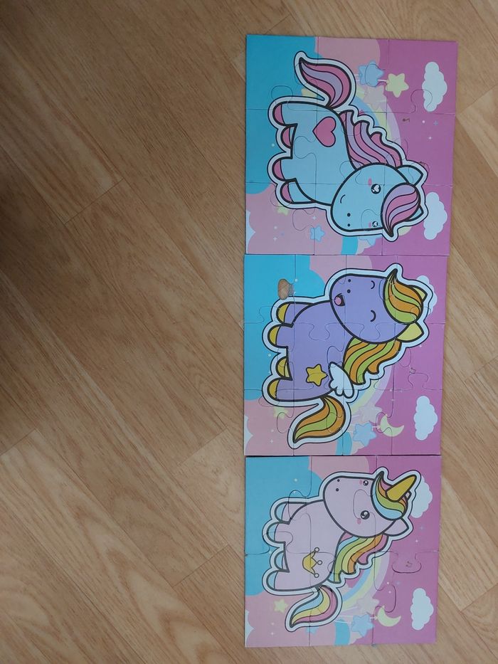 Lot de 3 puzzle