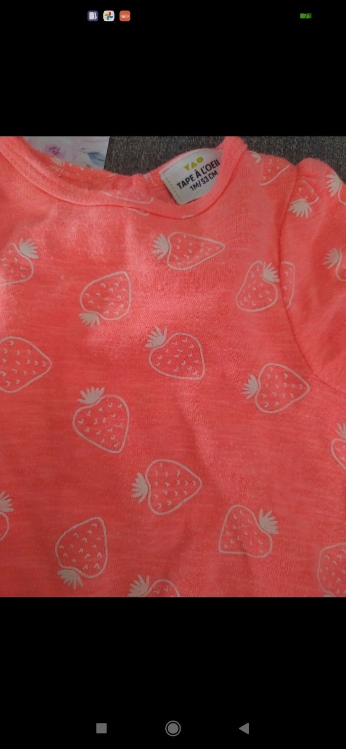 Lot séparable 7 pyjamas été 1 mois - photo numéro 7