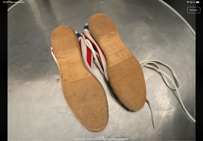 Espadrilles avec lacets Etchandy made in France - photo numéro 5