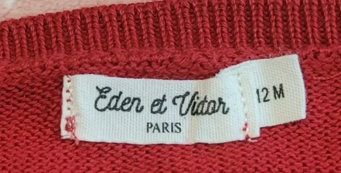 Gilet rouge - Taille 12mois - photo numéro 8