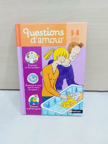 🌺 Livre : Questions d'amour 5 - 8 ans