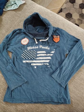 Lot 2 t-shirt manches longues col montant 8ans