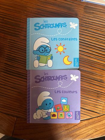 Lot de 2 livres Schtroumpfs