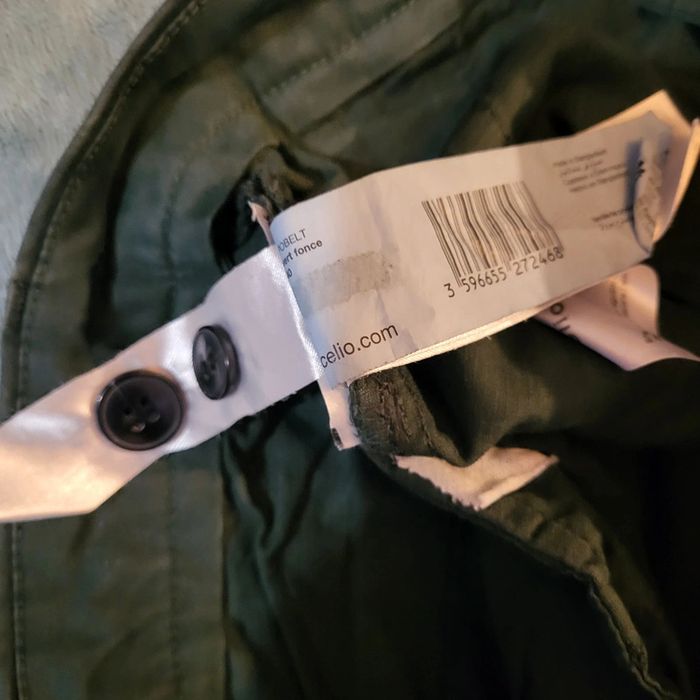Chino Stretch vert 👖 Celio Straight - Taille 40 - photo numéro 6