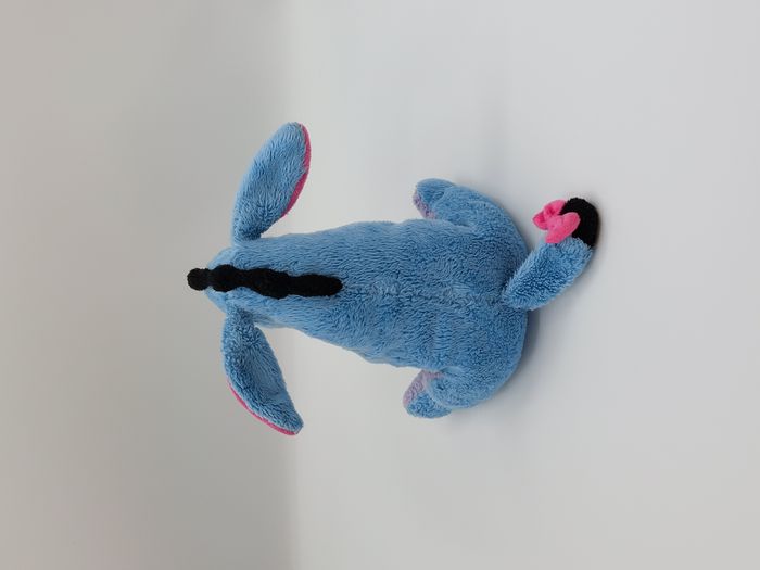 Peluche doudou Bourriquet assis DISNEY NICOTOY SIMBA 20 cm bleu rose mauve - photo numéro 2