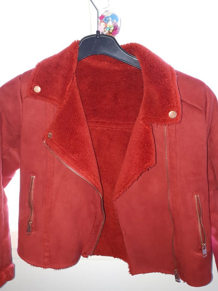 Manteau type motard IKKS fille 10 ans - photo numéro 5