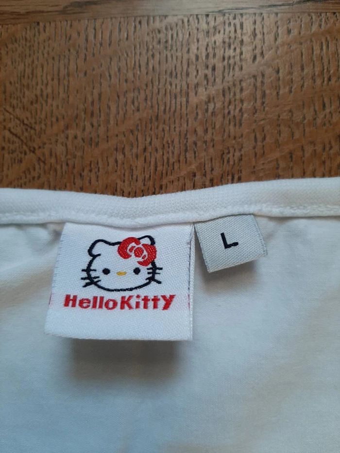 tee shirt manches débardeur Hello Kitty - photo numéro 3