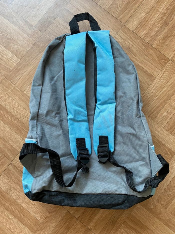 Sac à dos bleu et gris pour randonnée ou sport - photo numéro 3