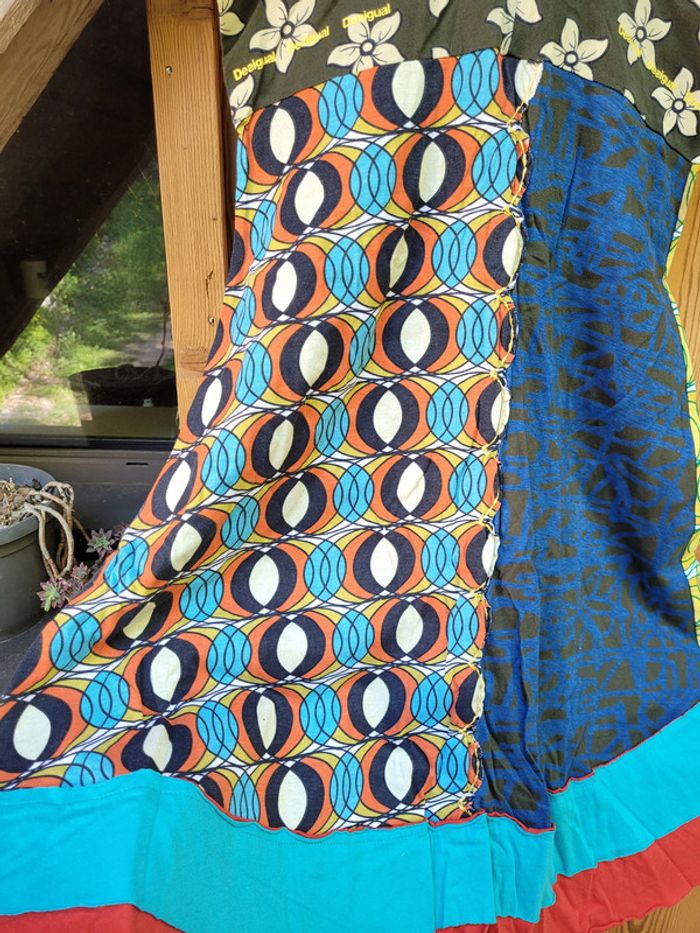 Superbe robe colorée taille L, 42,Desigual - photo numéro 7