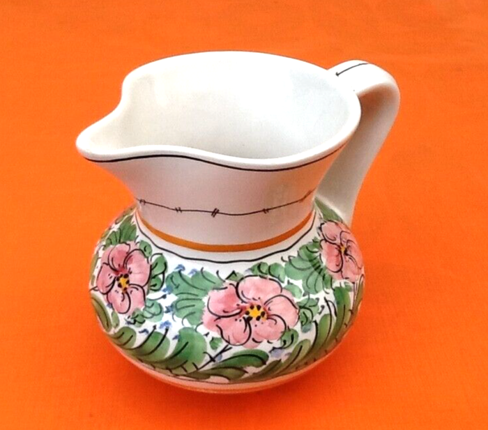 Pichet Année 1950 Céramique polychrome Ghirla (Italie) l