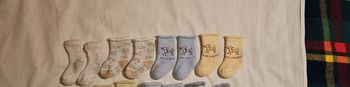 4 paires de chaussons pour bébé de 0 mois (naissance) à 9 mois