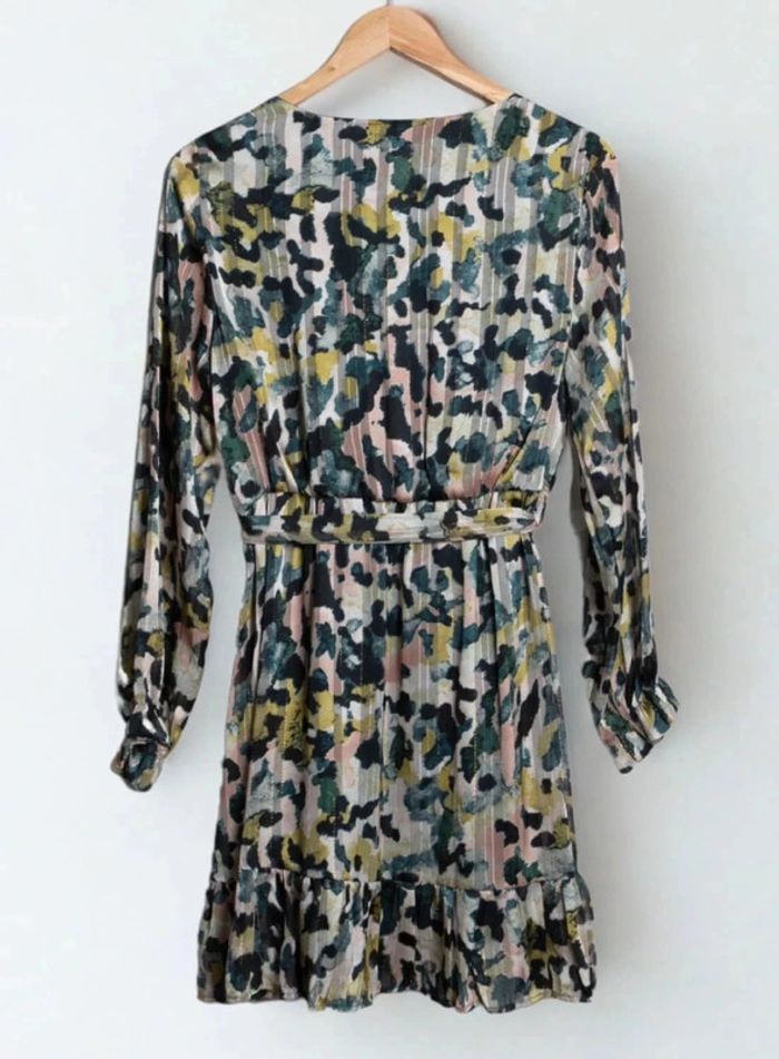 Robe multicolore à motif abstrait Lili & Lola Taille M - photo numéro 4