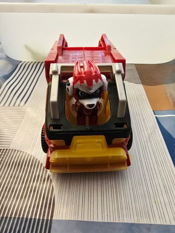 Vehicule et figurine pat patrouille Super Marcus