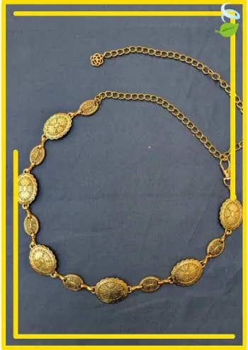 Ceinture dorée vintage ajustable – Esprit bohème et chic