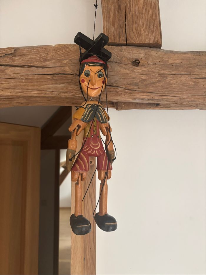 Marionnette Pinocchio en bois - photo numéro 3