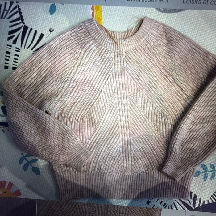 Pull rose femme