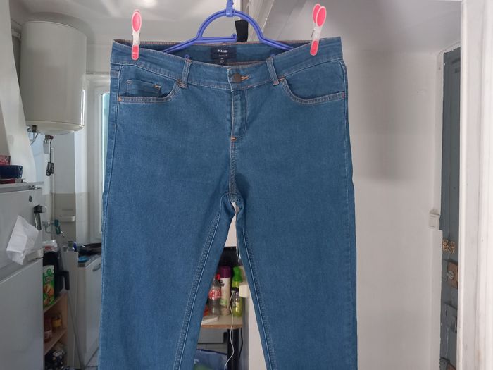 Jean de femme taille 40 marque kiabi - photo numéro 3