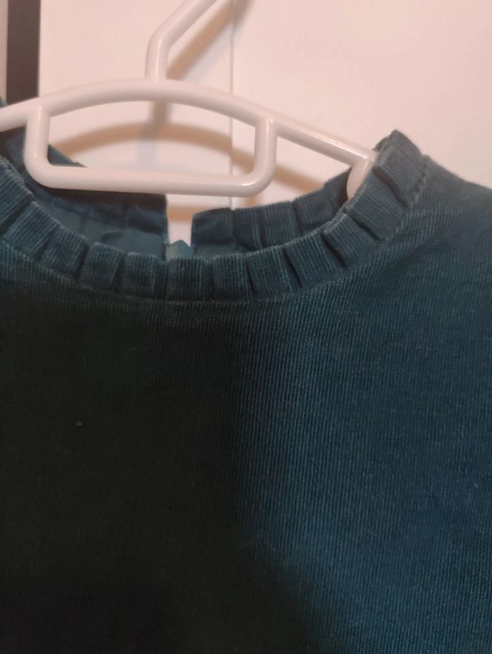 Robe velours vert Jacadi - photo numéro 2