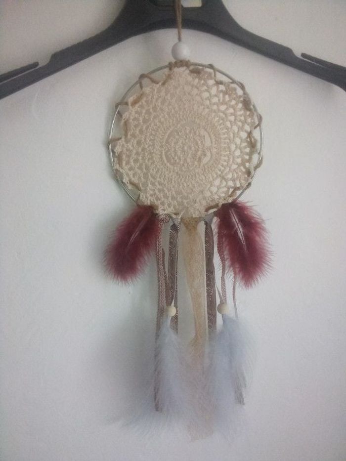Bel attrape rêve de 15 cm avec napperon à l'intérieur