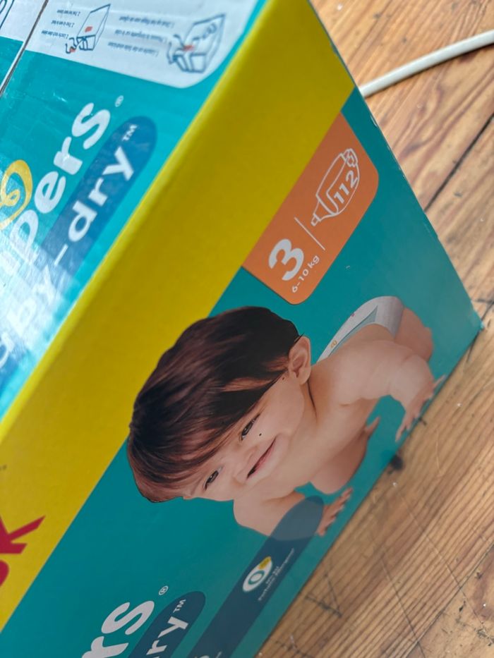 Couches Pampers baby dry taille 3 - photo numéro 2