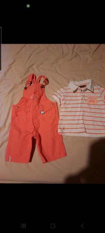 Ensemble sergent major garçon 12 mois