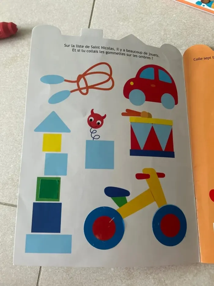 Livre Gommettes en folie Saint Nicolas - photo numéro 3