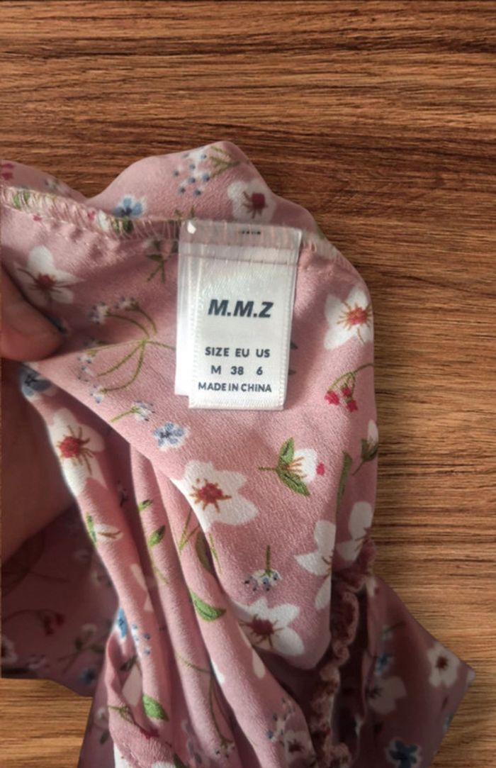 Combishort motif fleuris - photo numéro 5