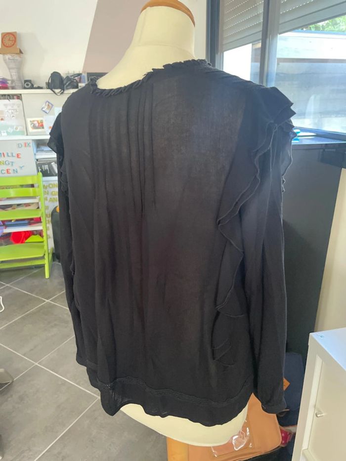 Haut phildar noir taille 40 - photo numéro 5